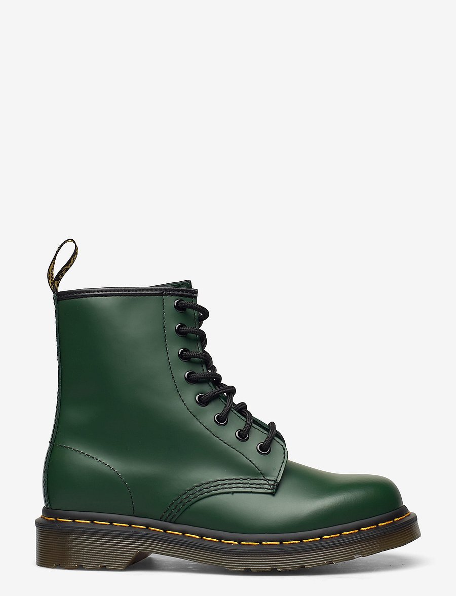 Dr. Martens - 1460 Green Smooth - flade ankelstøvler - green - 1