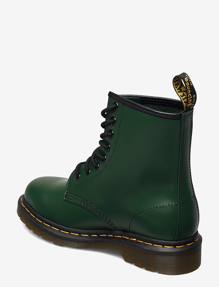 Dr. Martens - 1460 Green Smooth - flade ankelstøvler - green - 2