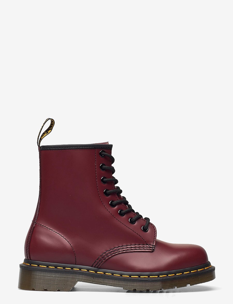 Dr. Martens - 1460 Cherry Red Smooth - laced boots - cherry red - 1