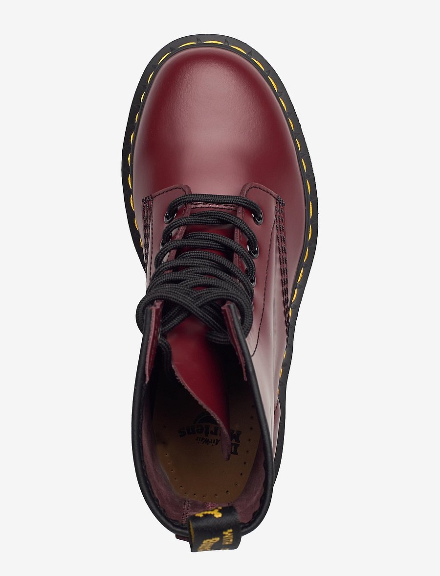Dr. Martens - 1460 Cherry Red Smooth - laced boots - cherry red - 3