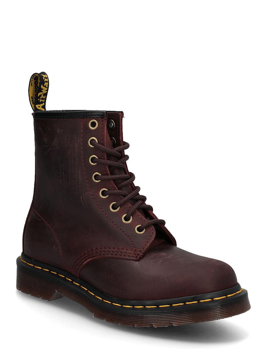Dr. Martens - 1460 Cherry Red Crazy Horse - bottes lacées - cherry red - 0