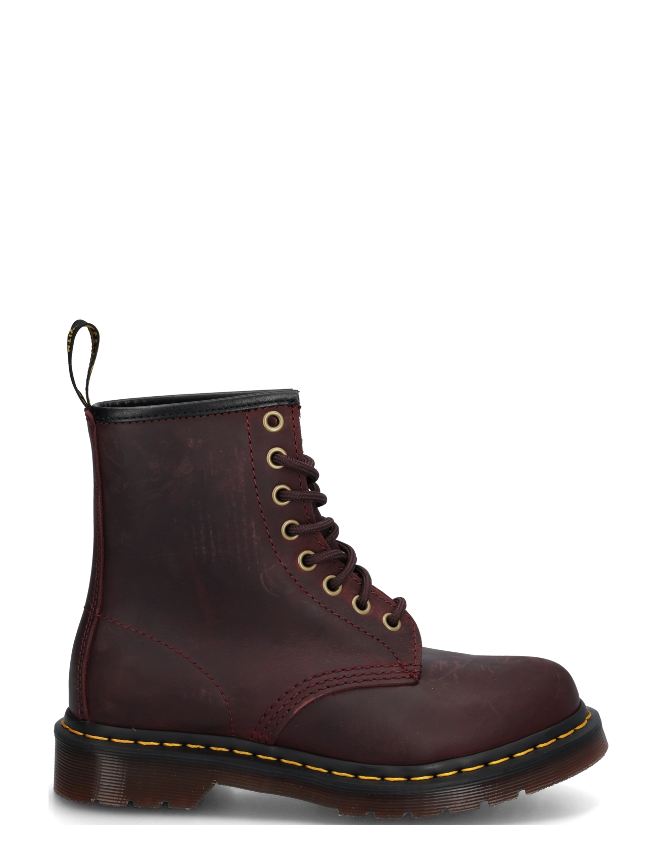 Dr. Martens - 1460 Cherry Red Crazy Horse - laced boots - cherry red - 2