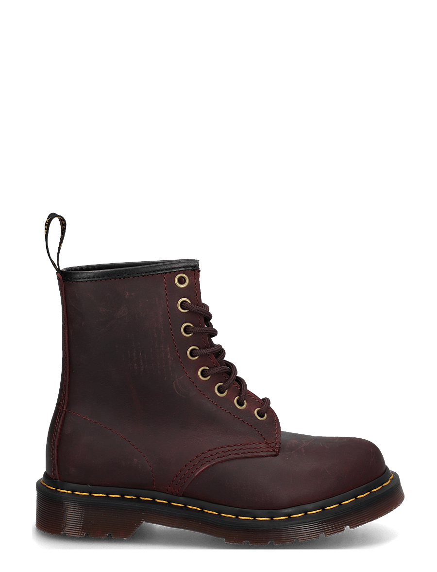 Dr. Martens - 1460 Cherry Red Crazy Horse - laced boots - cherry red - 2