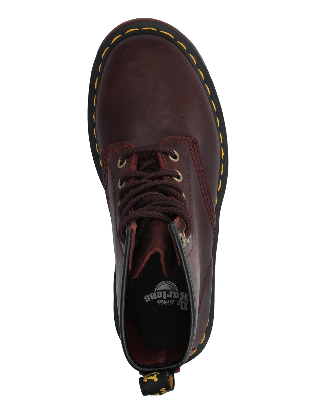 Dr. Martens - 1460 Cherry Red Crazy Horse - laced boots - cherry red - 3