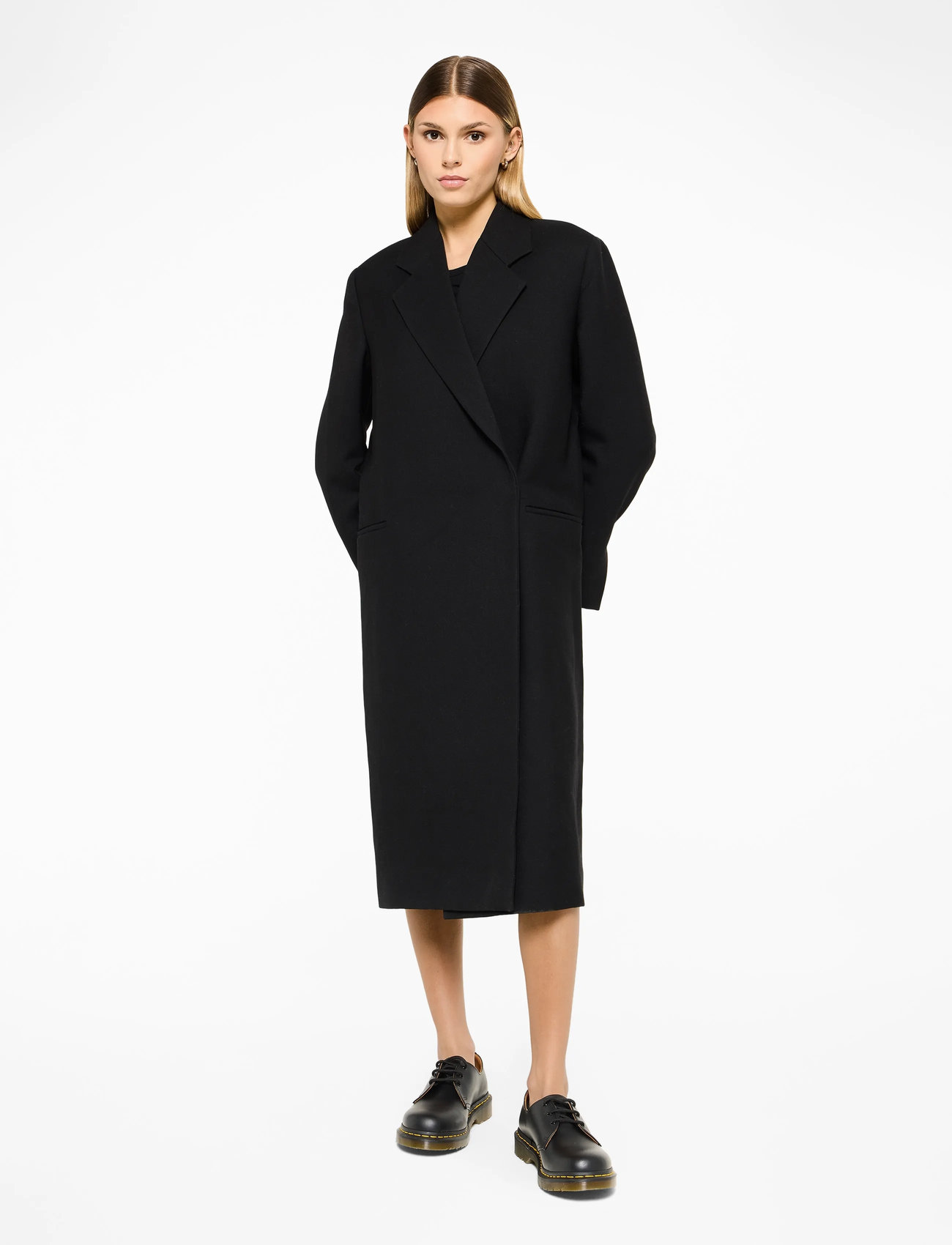 Dr. Martens - 1461 Black Smooth - derby sko - black - 2