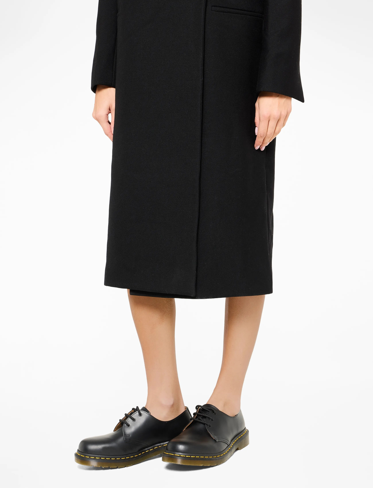 Dr. Martens - 1461 Black Smooth - derby sko - black - 3