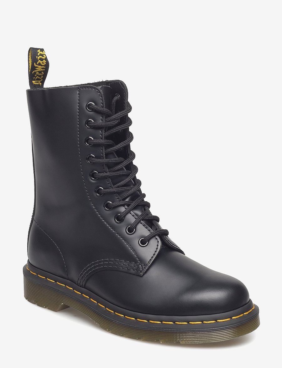 Dr. Martens - 1490 Black Smooth - paeltega saapad - black - 0
