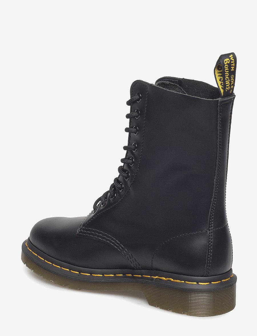 Dr. Martens - 1490 Black Smooth - paeltega saapad - black - 2