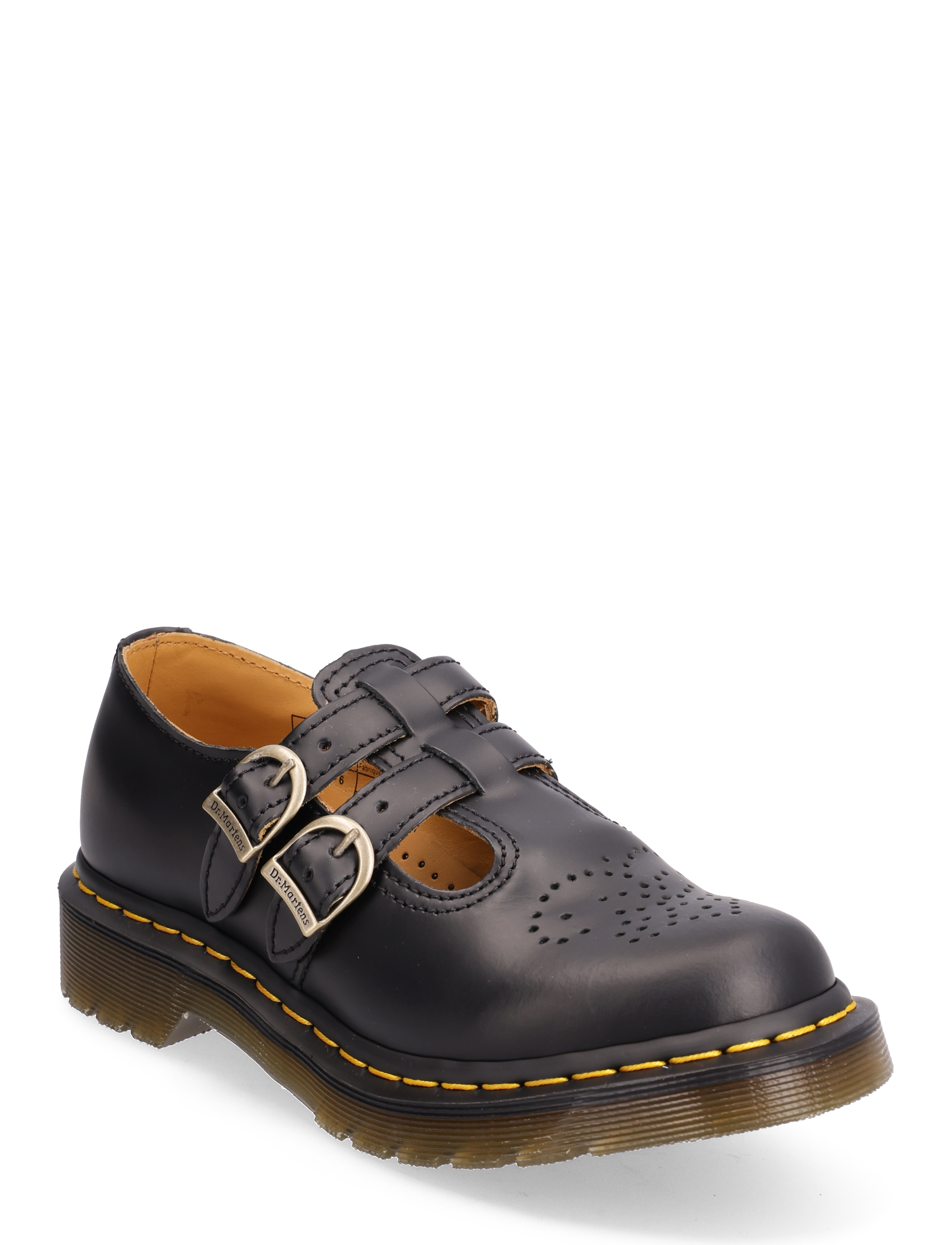 Dr. Martens 8065 Black Smooth, 42, Flats, Schwarz - Loafers, Frauen