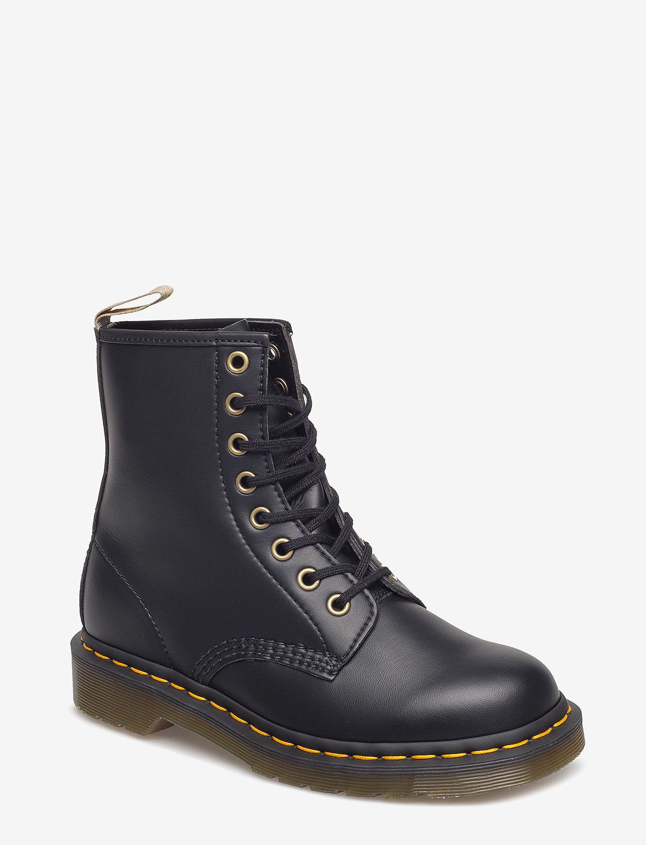 Dr. Martens Vegan 1460 Black Felix Rub Off, Mænd, Snørestøvler, Sort, Str: 44