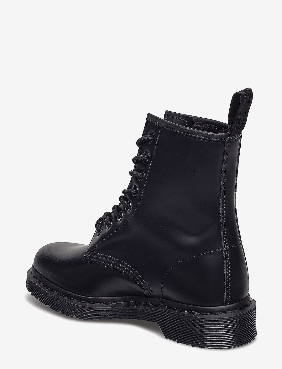 Dr. Martens - 1460 Mono Black Smooth - flache stiefeletten - black - 2