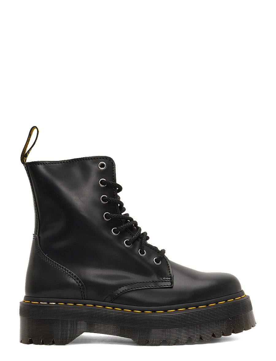Dr. Martens - Jadon Black Polished Smooth - laced boots - black - 1