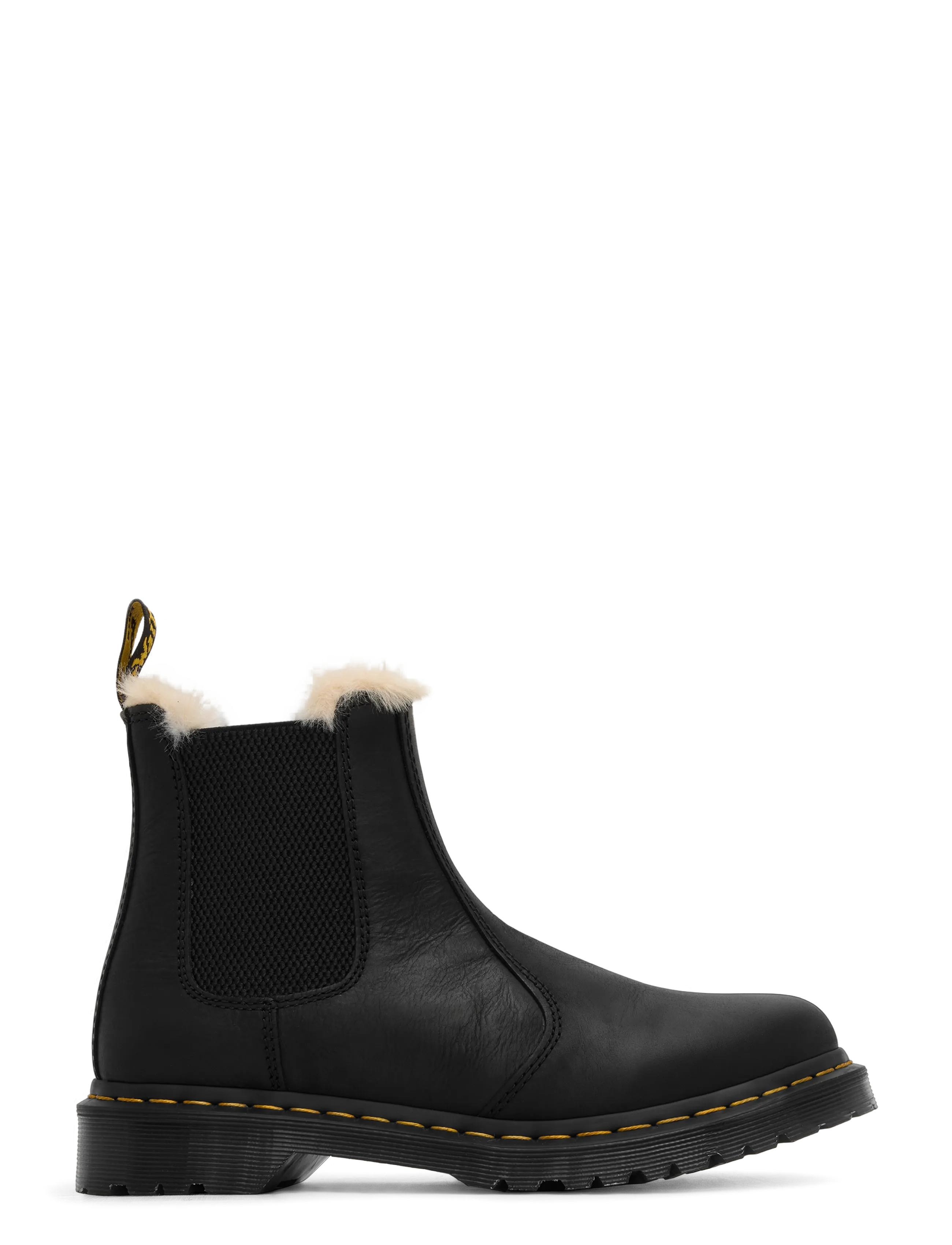 Dr. Martens 2976 Leonore Black Burnished Wyoming, 39, Ankle Boots, Schwarz - Boots Flat Heel, Frauen