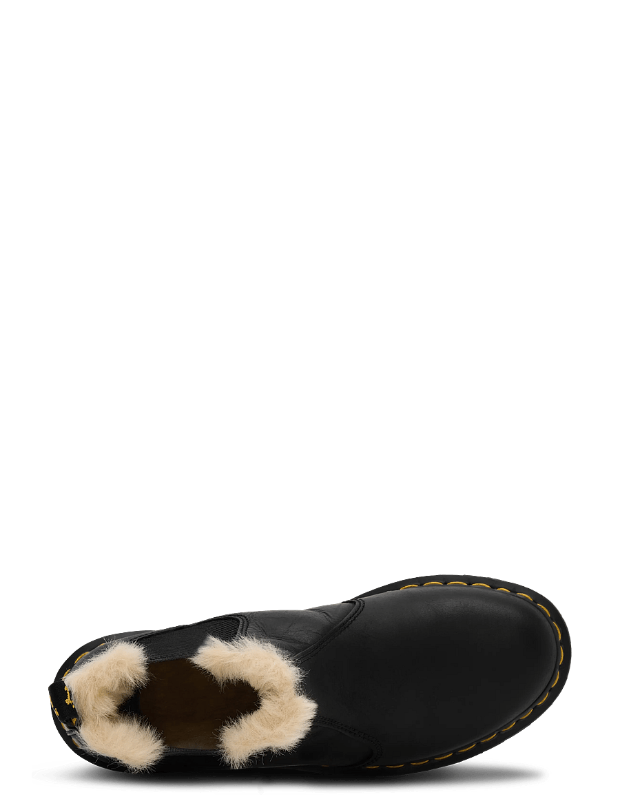 Dr. Martens - 2976 Leonore Black Burnished Wyoming - flade ankelstøvler - black - 4
