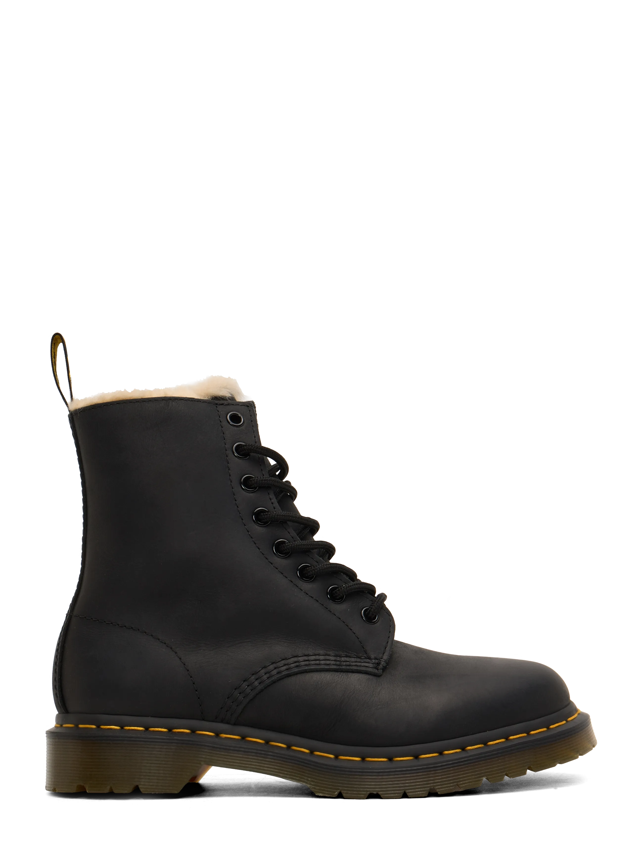 Dr. Martens 1460 Serena Black Burnished Wyoming - Dr. Martens - BLACK / black