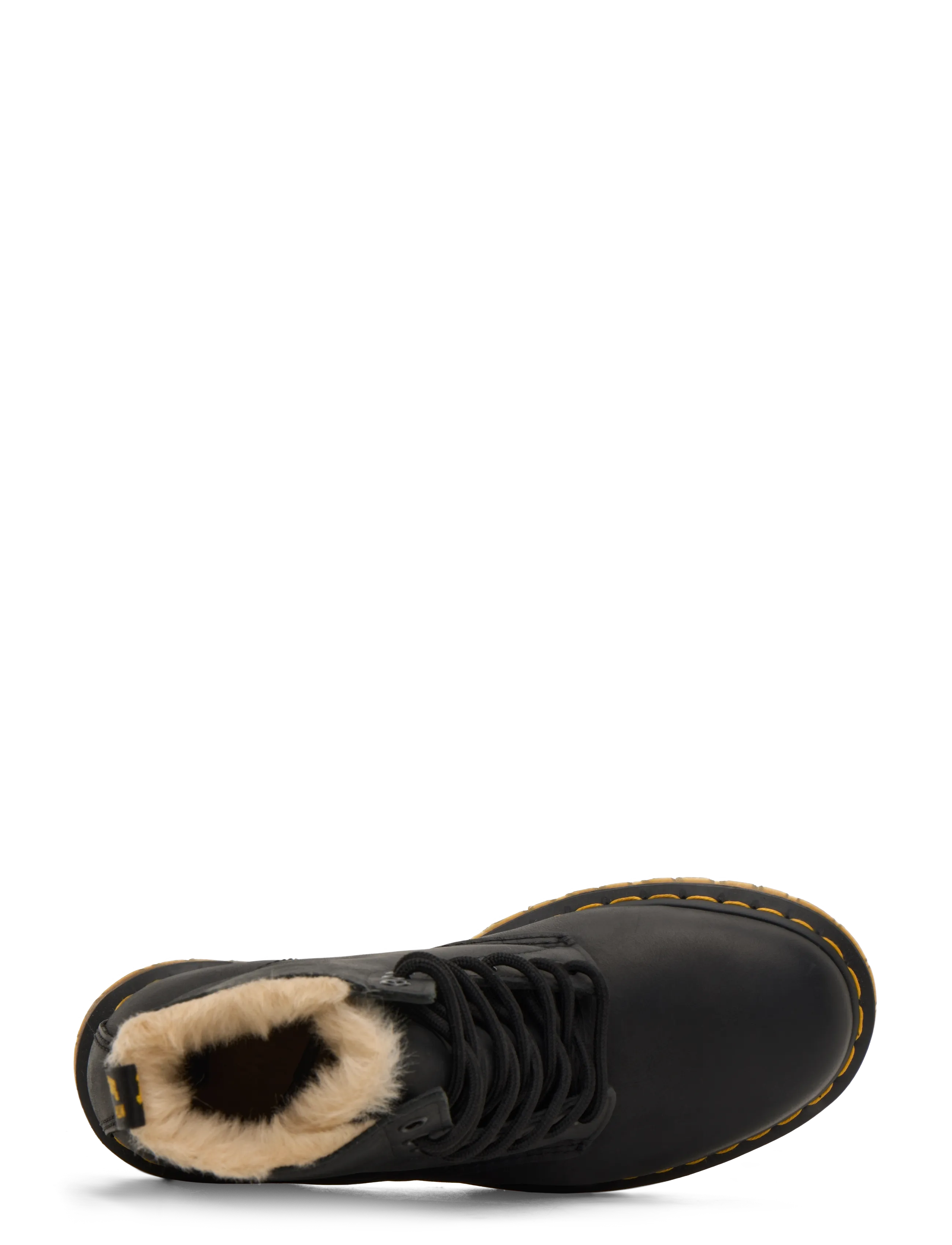 Dr. Martens - 1460 Serena Black Burnished Wyoming - platte enkellaarsjes - black - 4