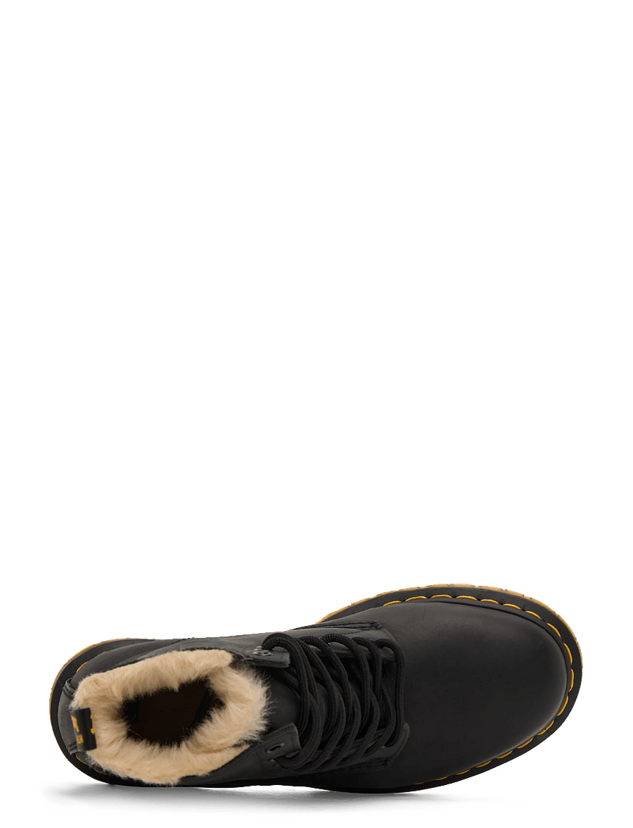 Dr. Martens - 1460 Serena Black Burnished Wyoming - płaskie botki - black - 4