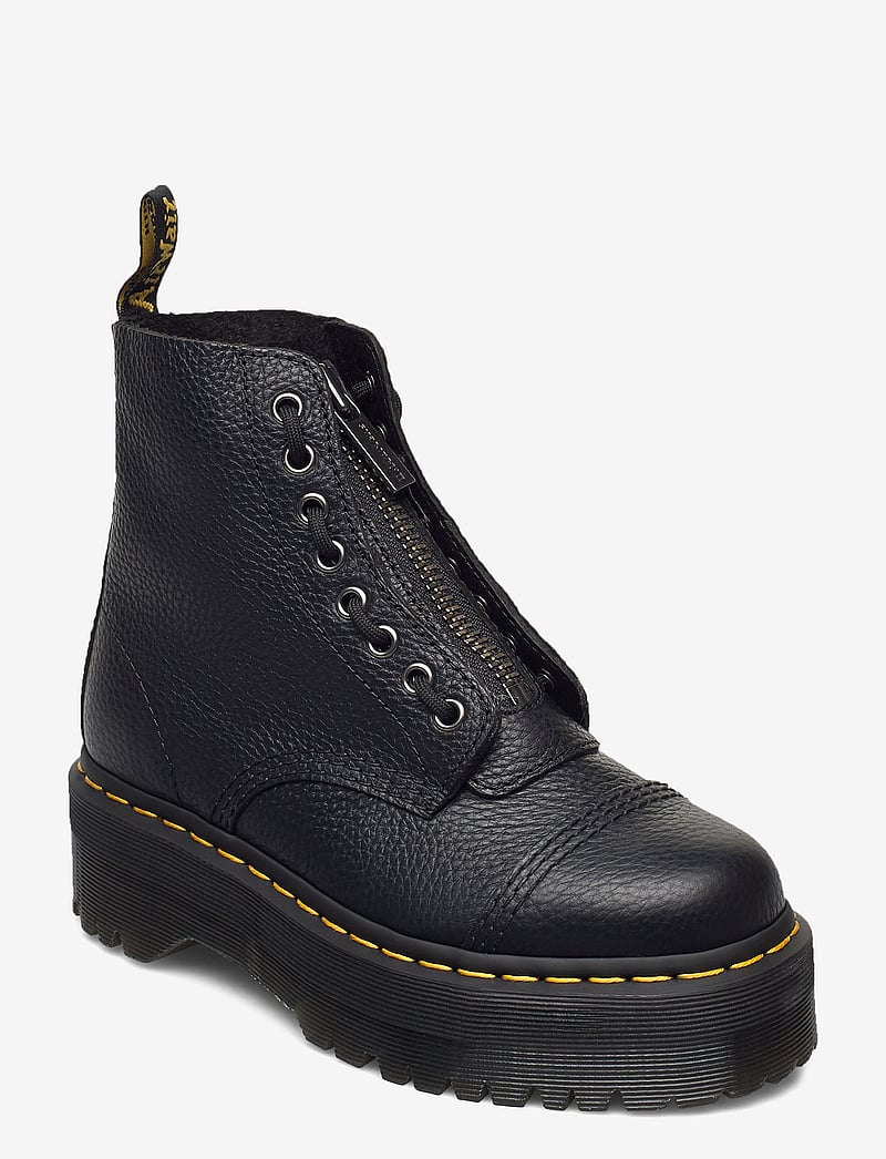 Dr. Martens - Sinclair Black Milled Nappa - geschnürte stiefel - black - 0
