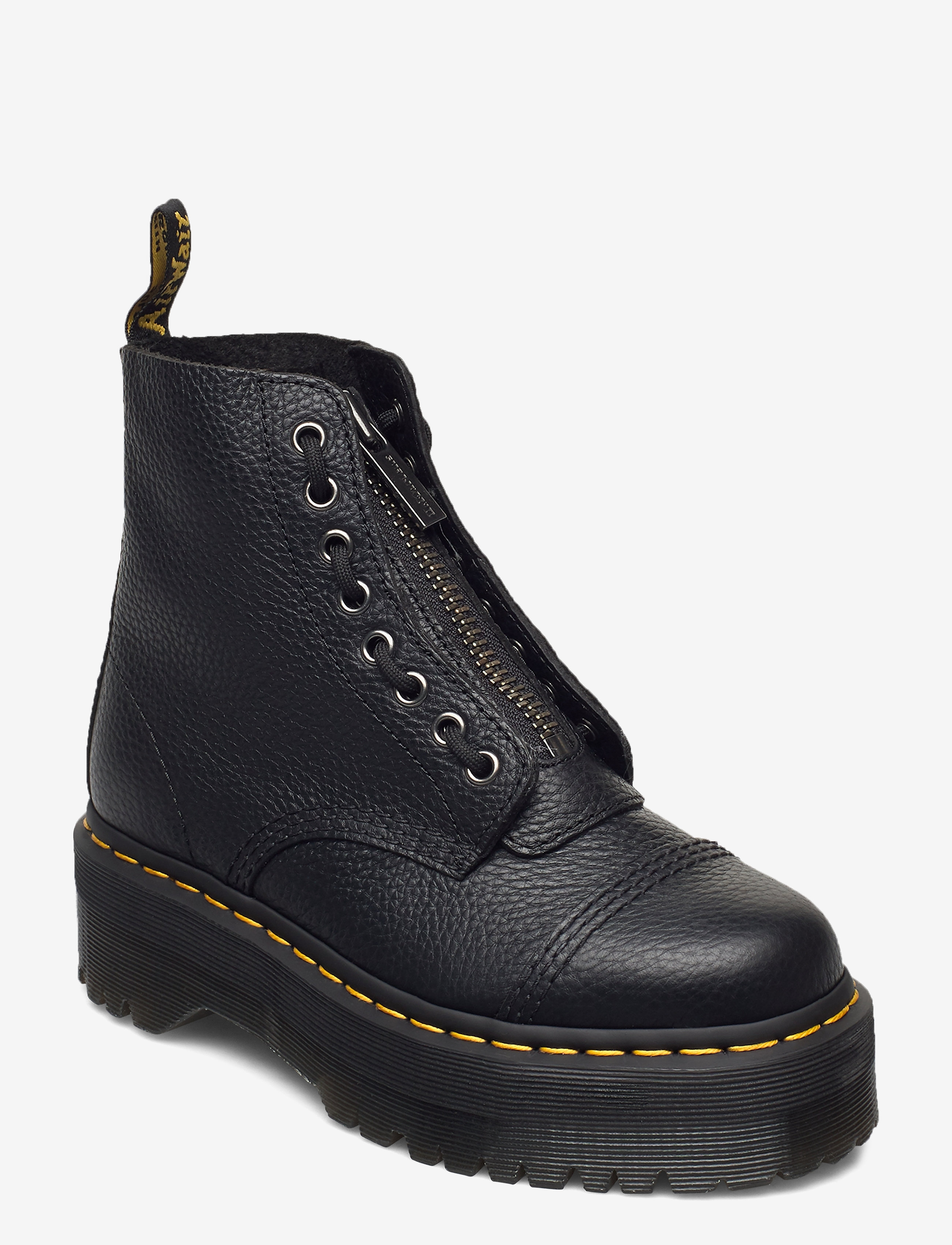 Dr. Martens Sinclair Black Milled Nappa - Transitional Layering - BLACK / black