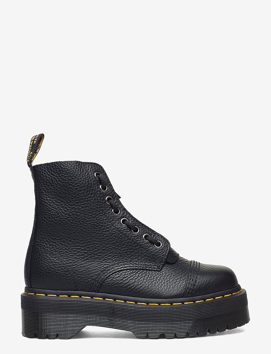 Dr. Martens - Sinclair Black Milled Nappa - geschnürte stiefel - black - 1