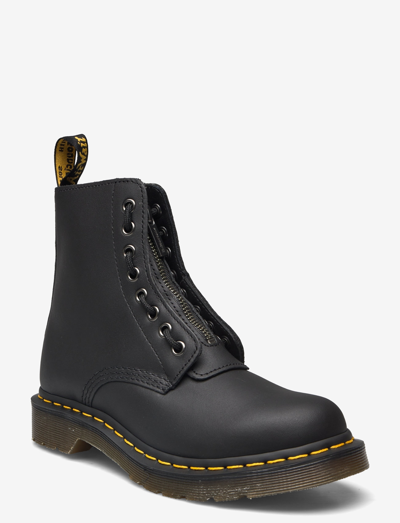 Dr. Martens - 1460 Pascal Frnt Zip - flache stiefeletten - black - 0
