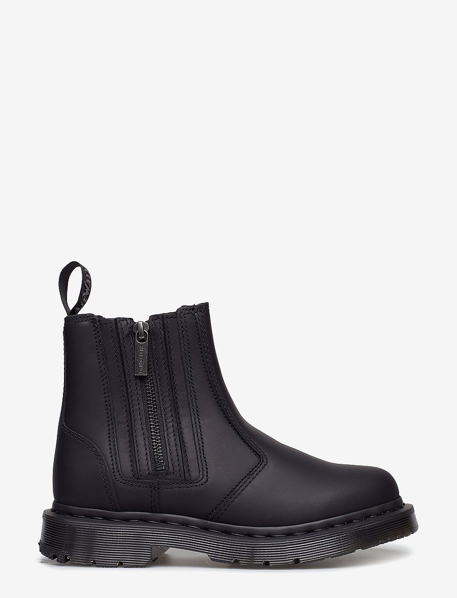 Dr. Martens - 2976 Alyson W/Zips Black Snowplow Wp - flache stiefeletten - black - 1