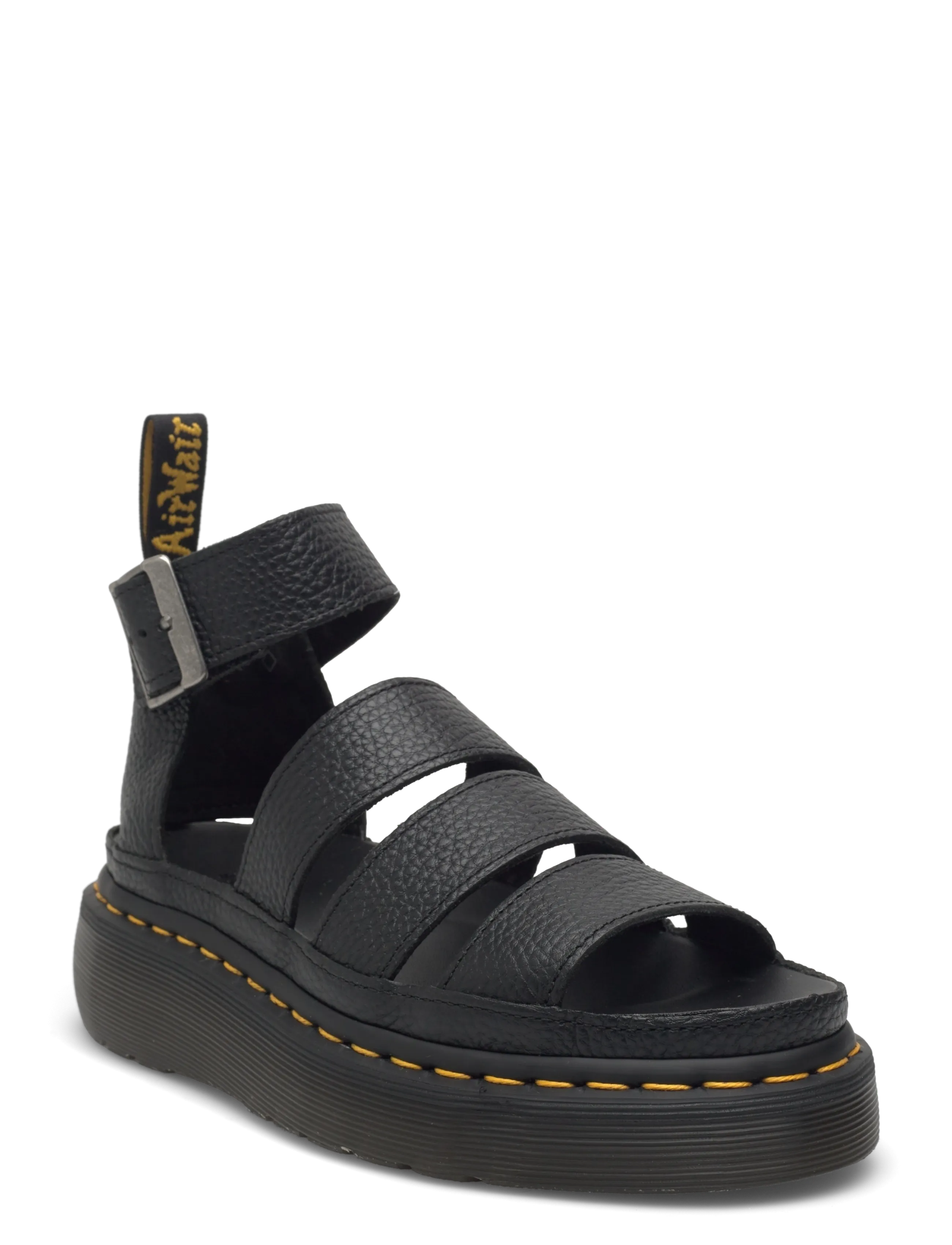 Dr. Martens Clarissa Ii Quad Black Milled Nappa - Schuhe - BLACK / black