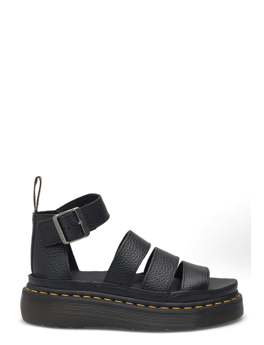 Dr. Martens - Clarissa Ii Quad Black Milled Nappa - gladiatorsandaler - black - 1