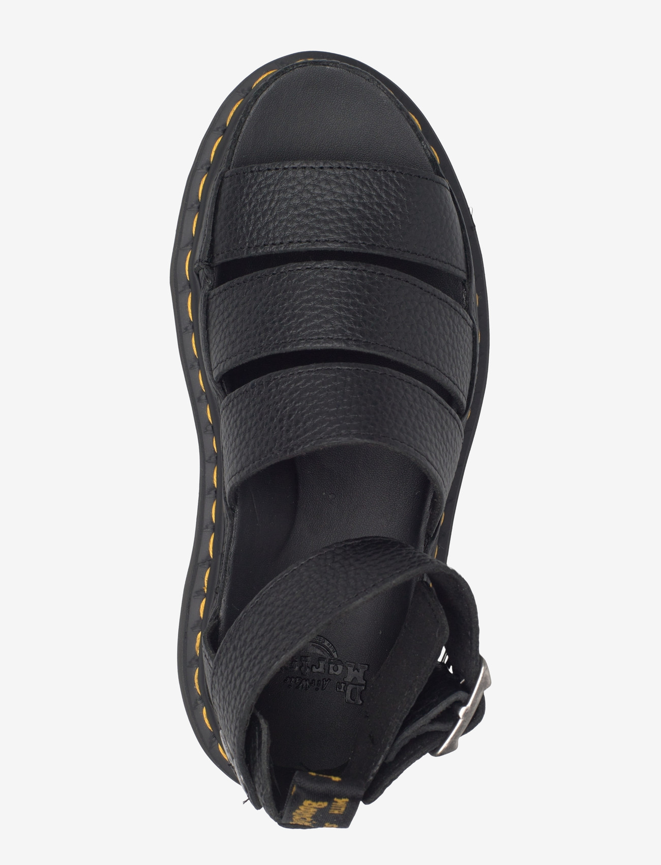 Dr. Martens - Clarissa Ii Quad Black Milled Nappa - gladiaator sandaalid - black - 3