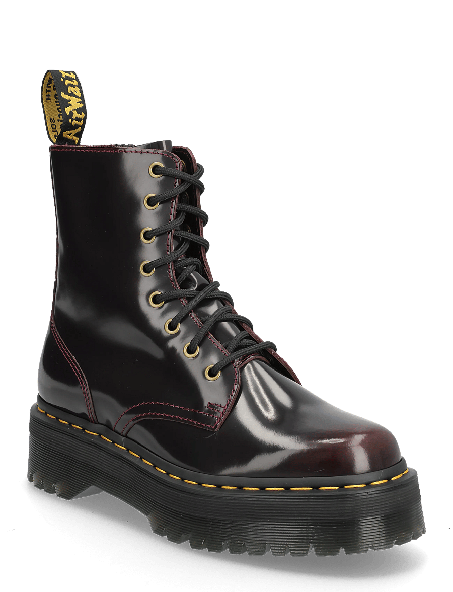 Dr. Martens - Jadon - heeled ankle boots - cherry red - 0