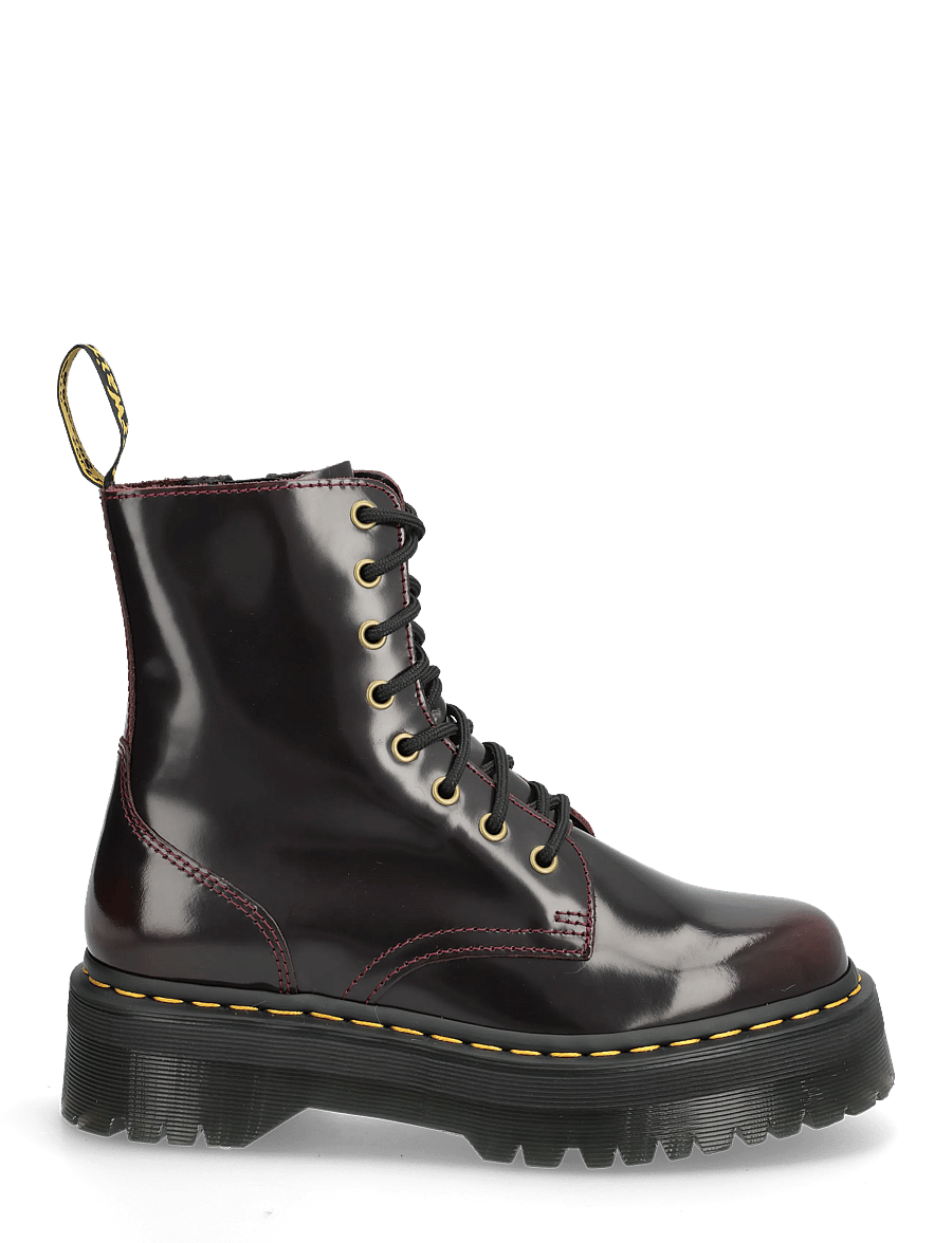 Dr. Martens - Jadon - heeled ankle boots - cherry red - 1