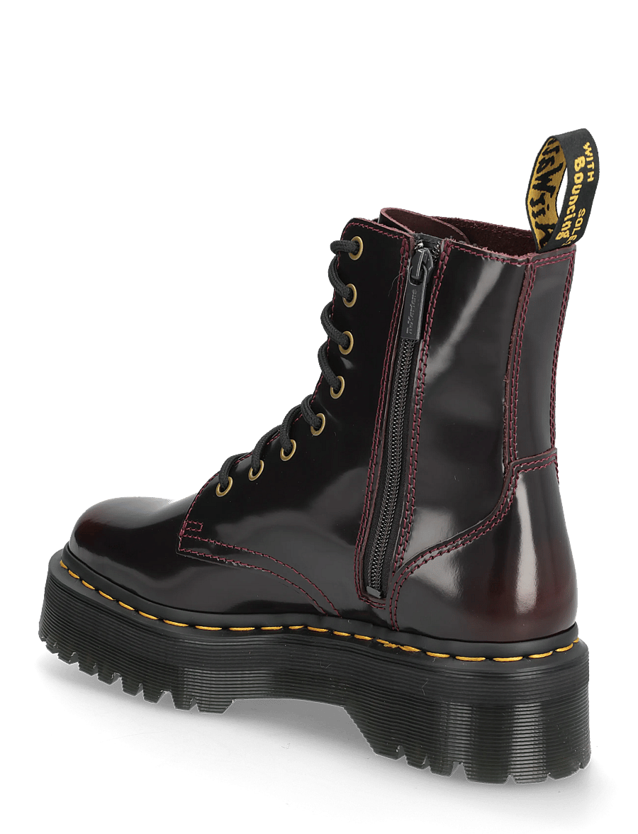 Dr. Martens - Jadon - heeled ankle boots - cherry red - 2