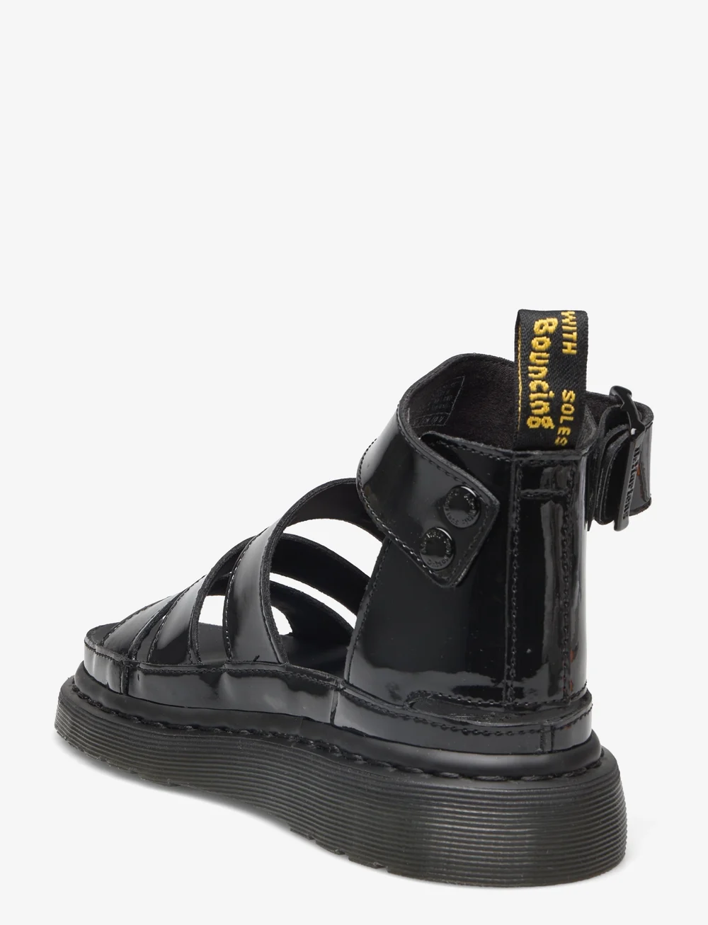Dr. Martens Clarissa Ii Black Patent Lamper Flat sandals Boozt