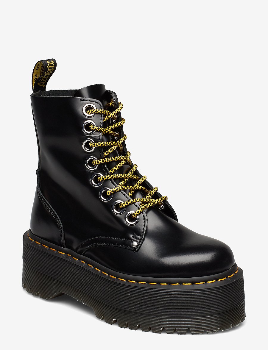 Dr. Martens - Jadon Max Black Buttero - kängor - black - 0
