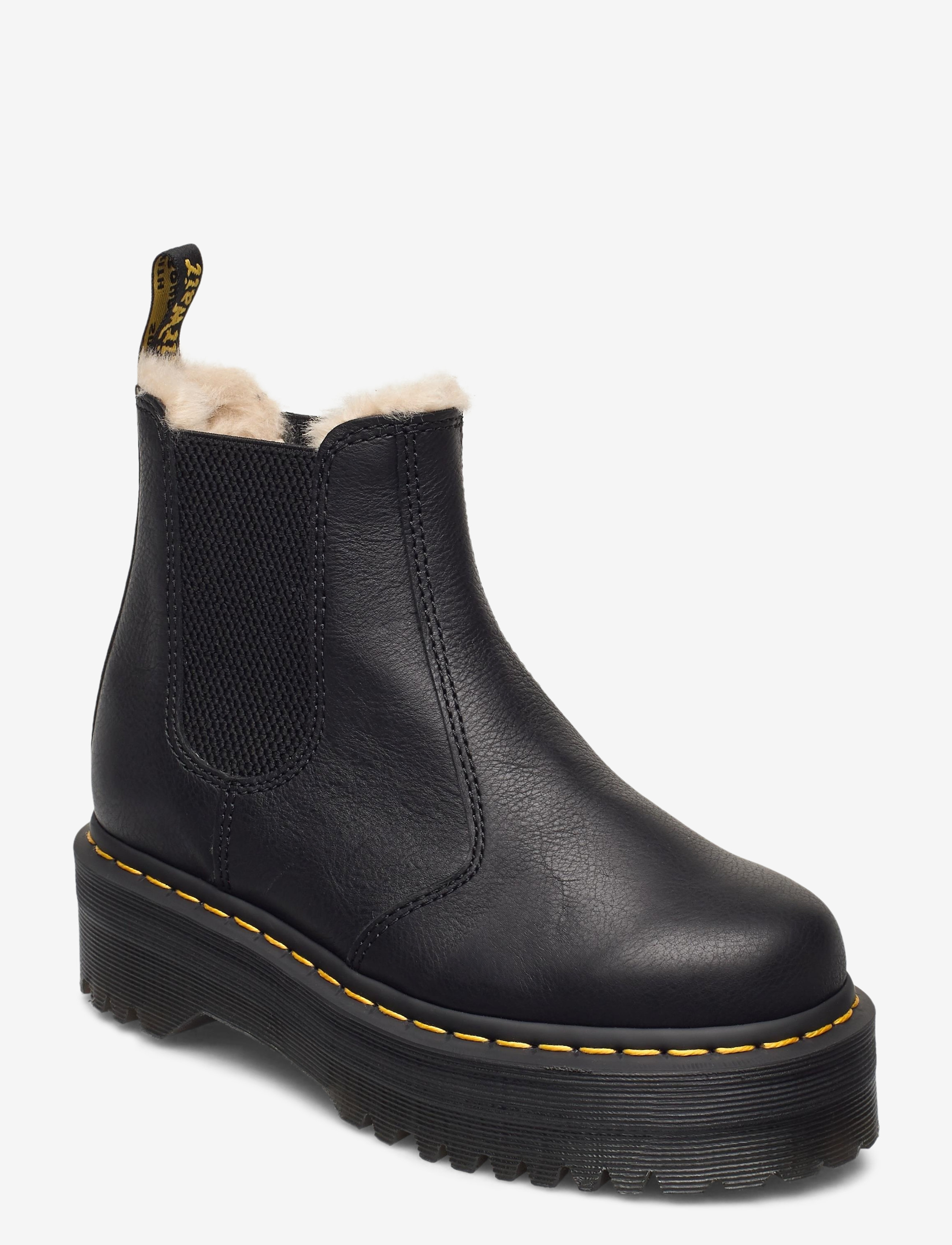 DR. MARTENS 2976 Quad Fl Schwarz Pisa Schwarz - 42 - Damen