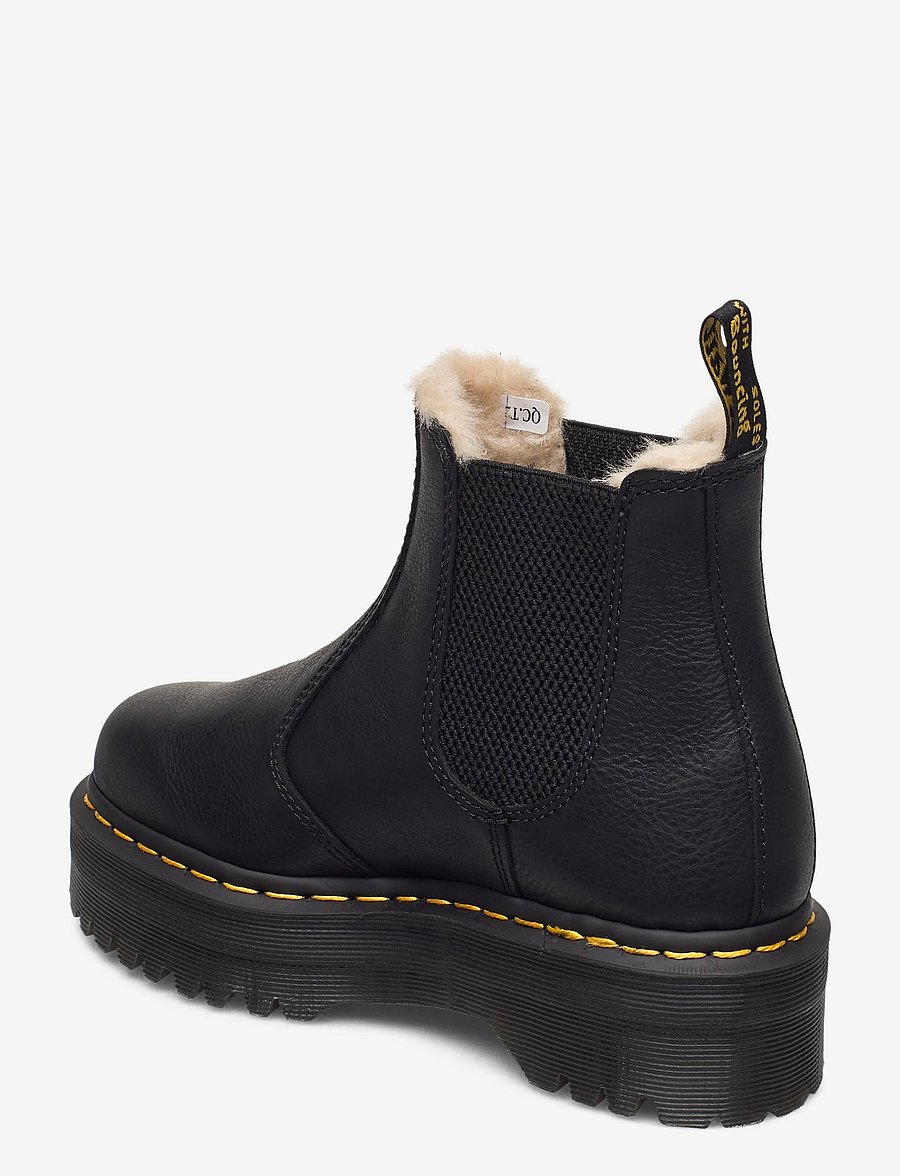 Dr. Martens - 2976 Quad Fl Black Pisa - chelsea boots - black - 2