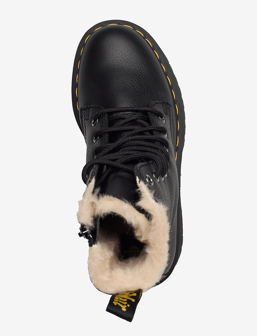 Dr. Martens - Jadon Fl Black Pisa - platta ankelboots - black - 3