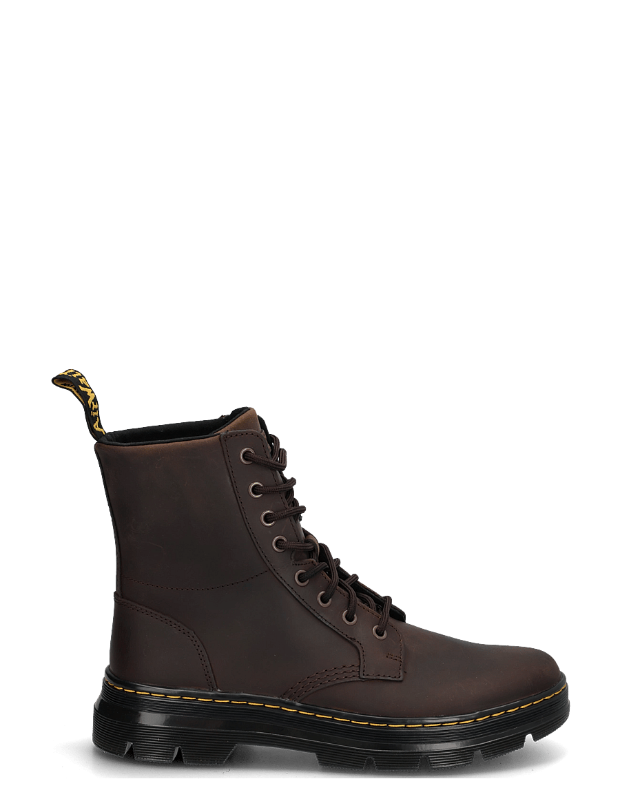 Dr. Martens - Combs Leather Dark Brown Crazy Horse - schnürstiefel - dark brown - 2