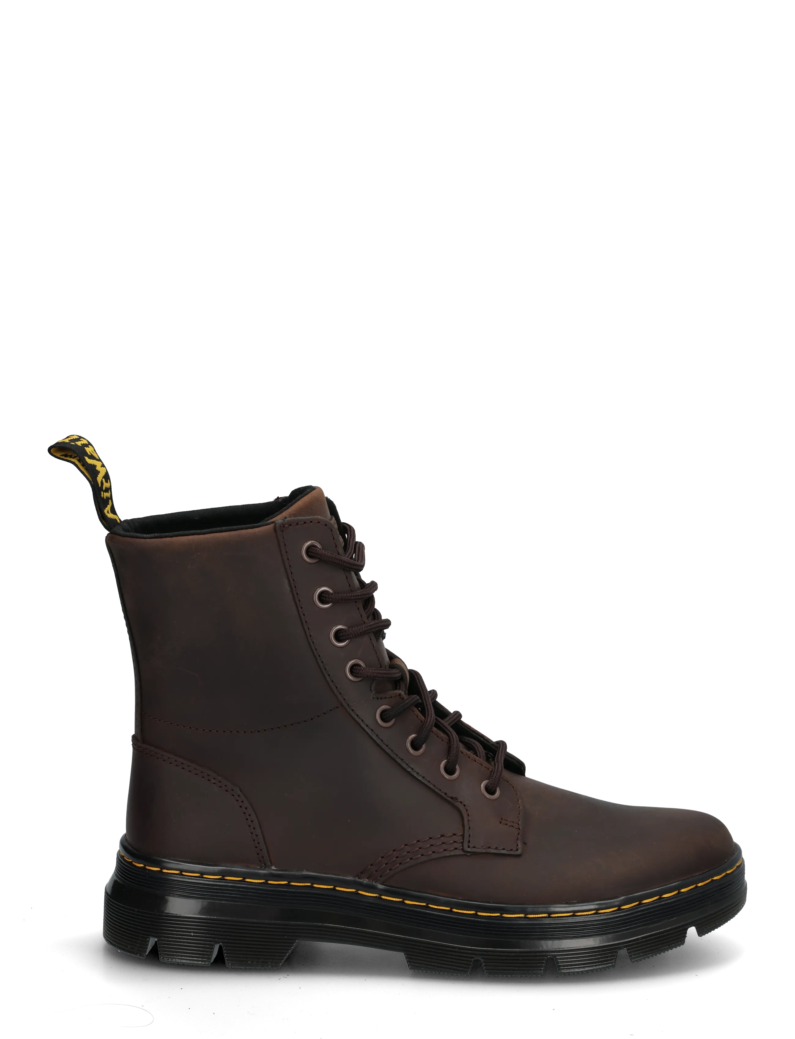 Dr. Martens - Combs Leather Dark Brown Crazy Horse - schnürstiefel - dark brown - 2