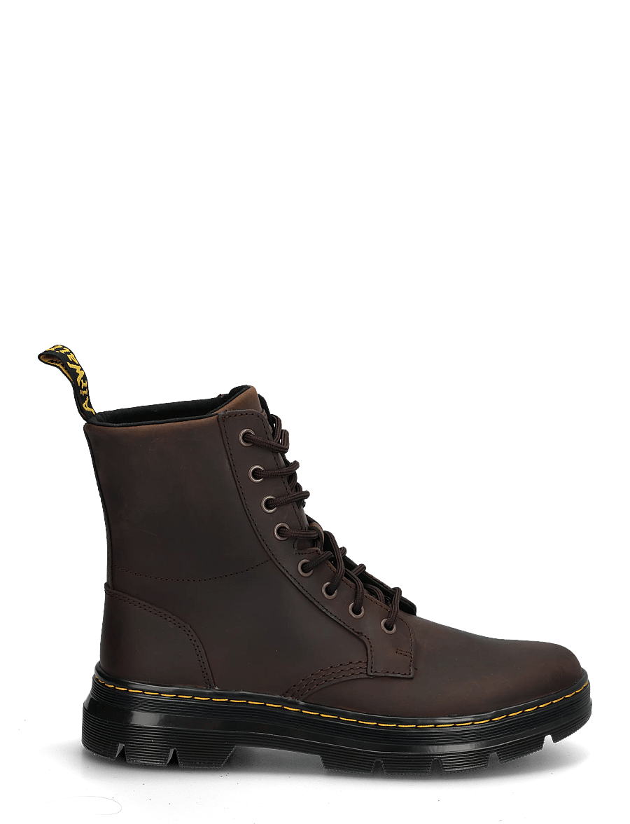 Dr. Martens - Combs Leather Dark Brown Crazy Horse - schnürstiefel - dark brown - 2