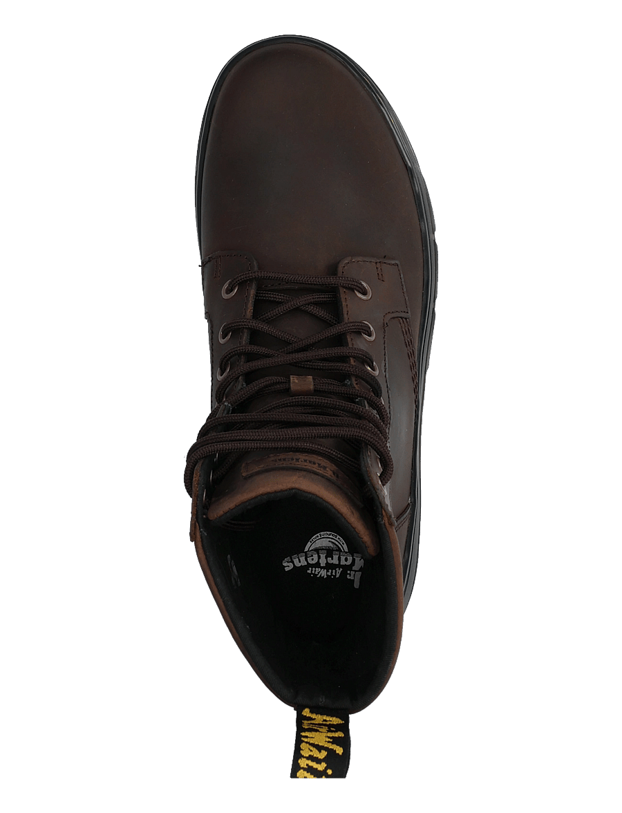 Dr. Martens - Combs Leather Dark Brown Crazy Horse - schnürstiefel - dark brown - 3