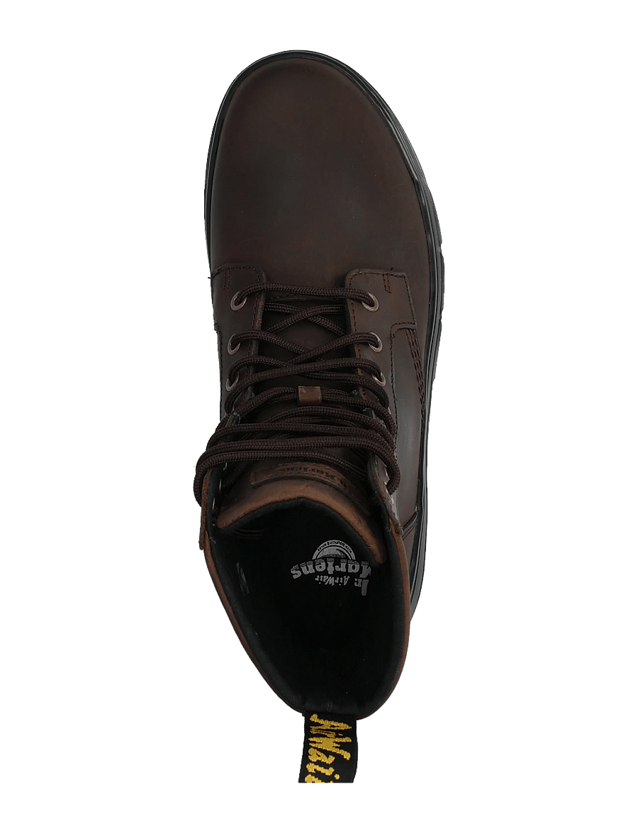 Dr. Martens - Combs Leather Dark Brown Crazy Horse - schnürstiefel - dark brown - 3