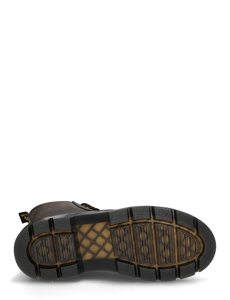 Dr. Martens - Combs Leather Dark Brown Crazy Horse - schnürstiefel - dark brown - 4