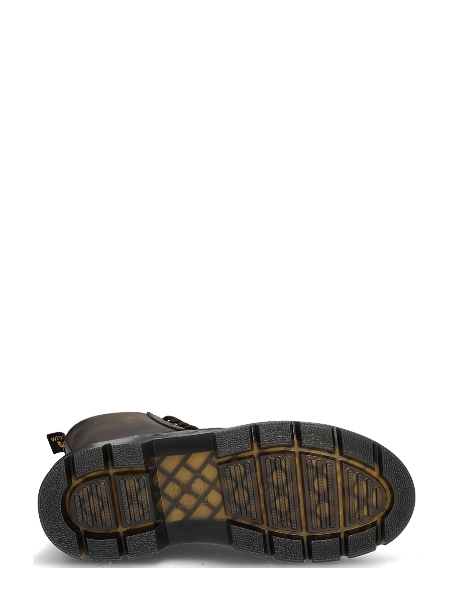 Dr. Martens - Combs Leather Dark Brown Crazy Horse - schnürstiefel - dark brown - 4