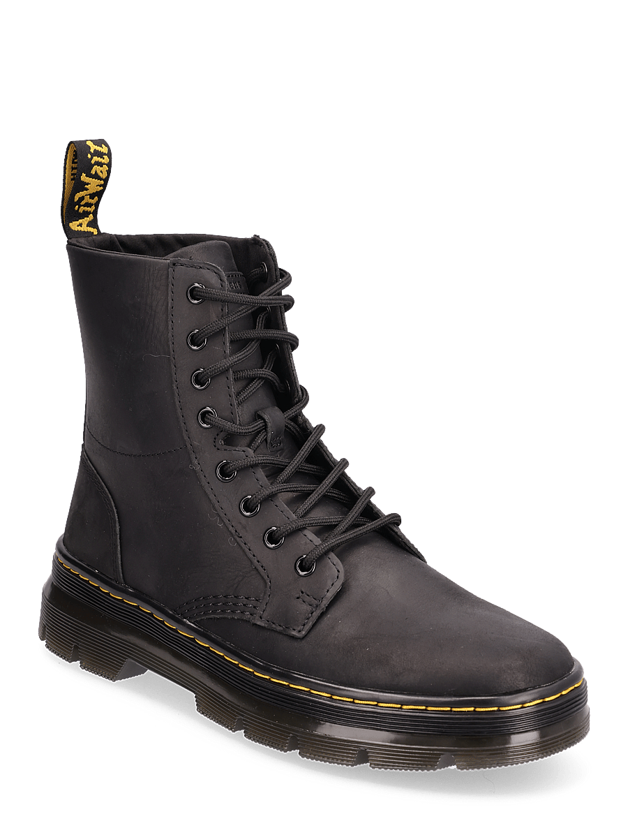 Dr. Martens - Combs Leather Black Wyoming - black - 0
