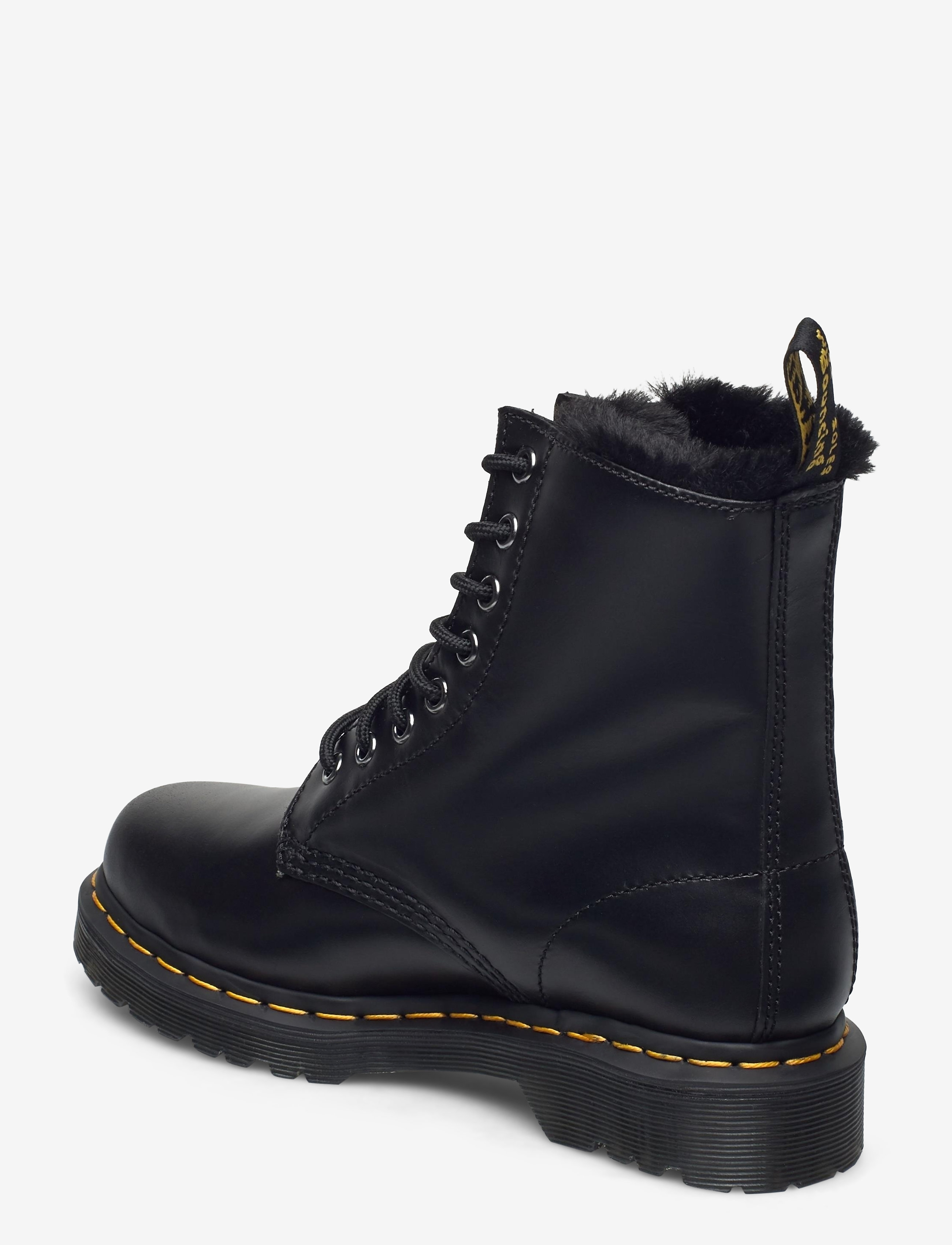 Dr. Martens - 1460 Serena Dark Grey Atlas - platte enkellaarsjes - dark grey - 2