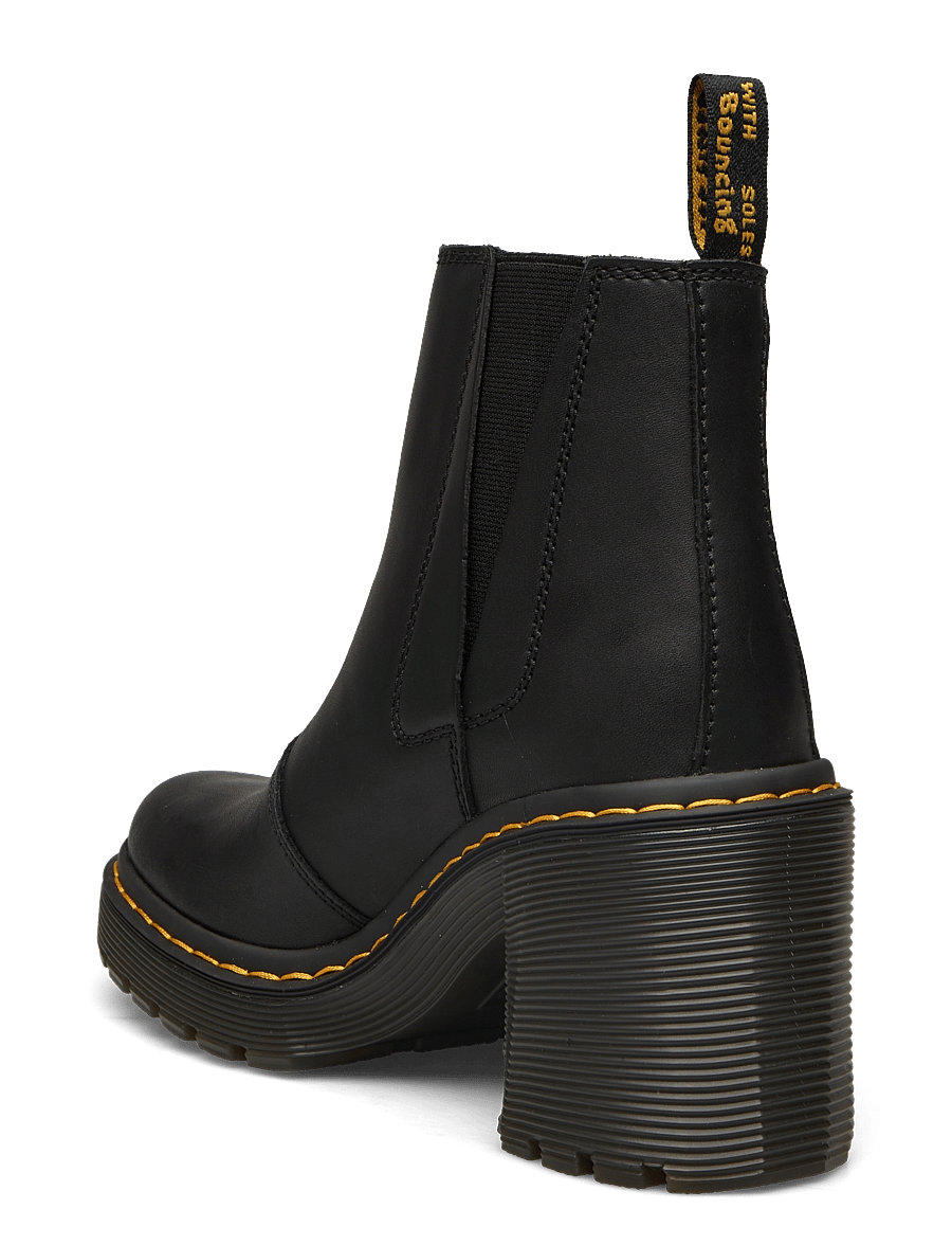 Dr. Martens - Spence - enkellaarsjes met hak - black - 2