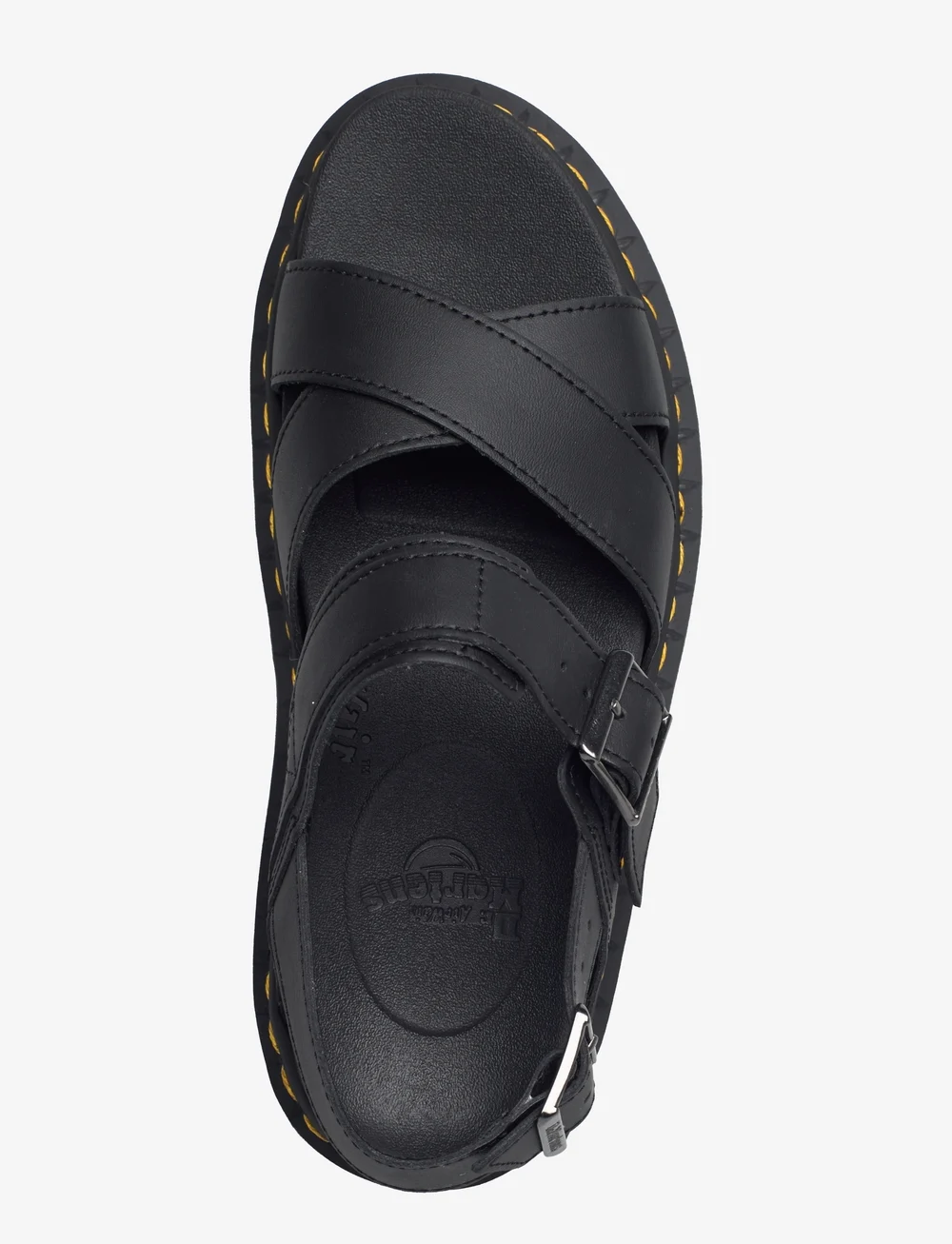 Black voss sandals sales