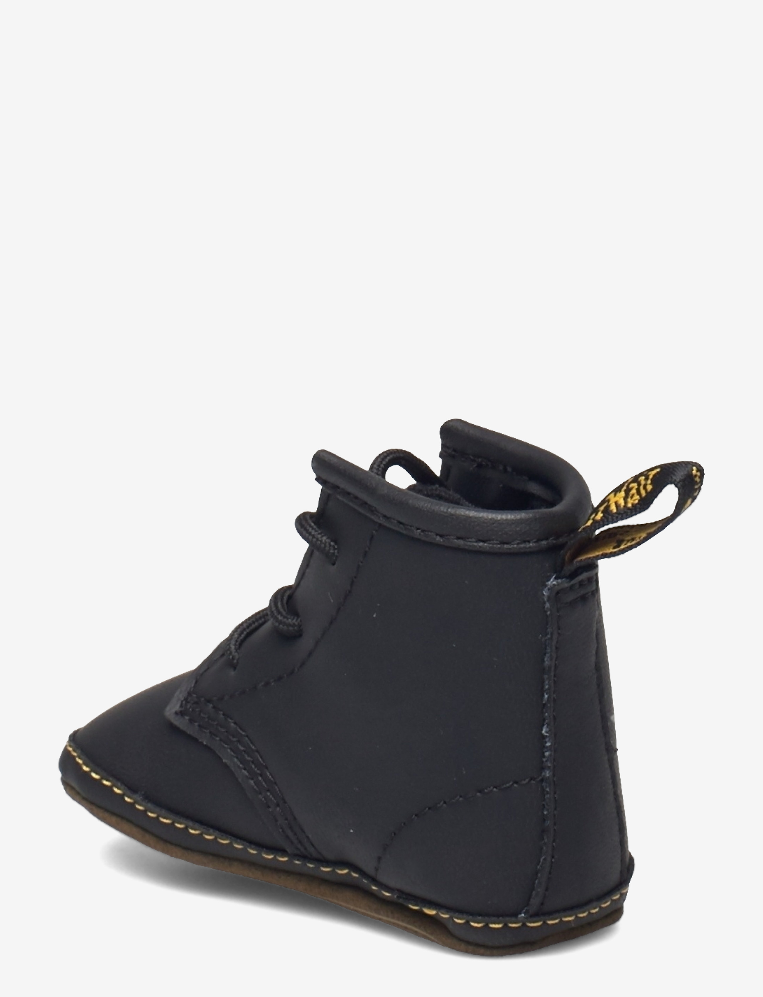 Dr. Martens - 1460 Crib Black Mason Pu Split+Mason Nw Synthetic - babystrikstøvler - black - 2