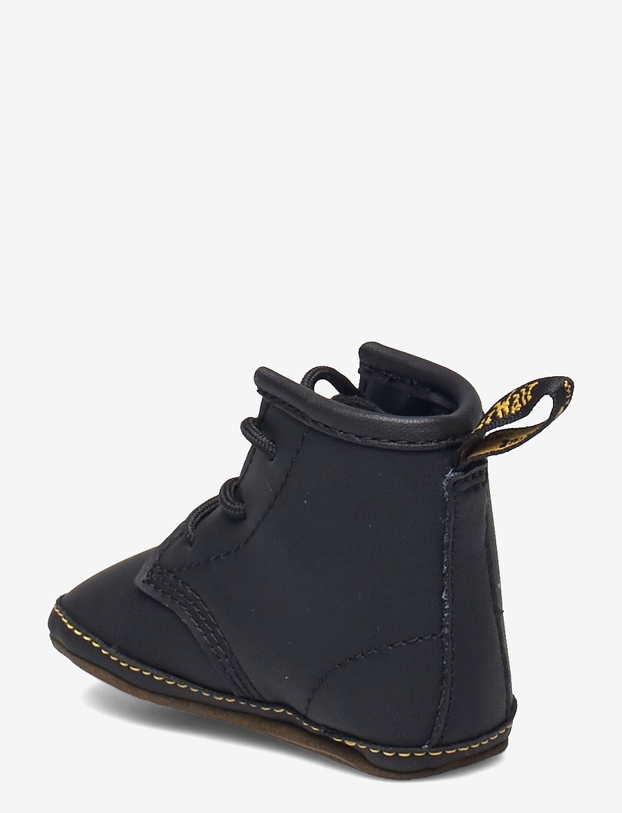 Dr. Martens - 1460 Crib Black Mason Pu Split+Mason Nw Synthetic - babystrikstøvler - black - 2